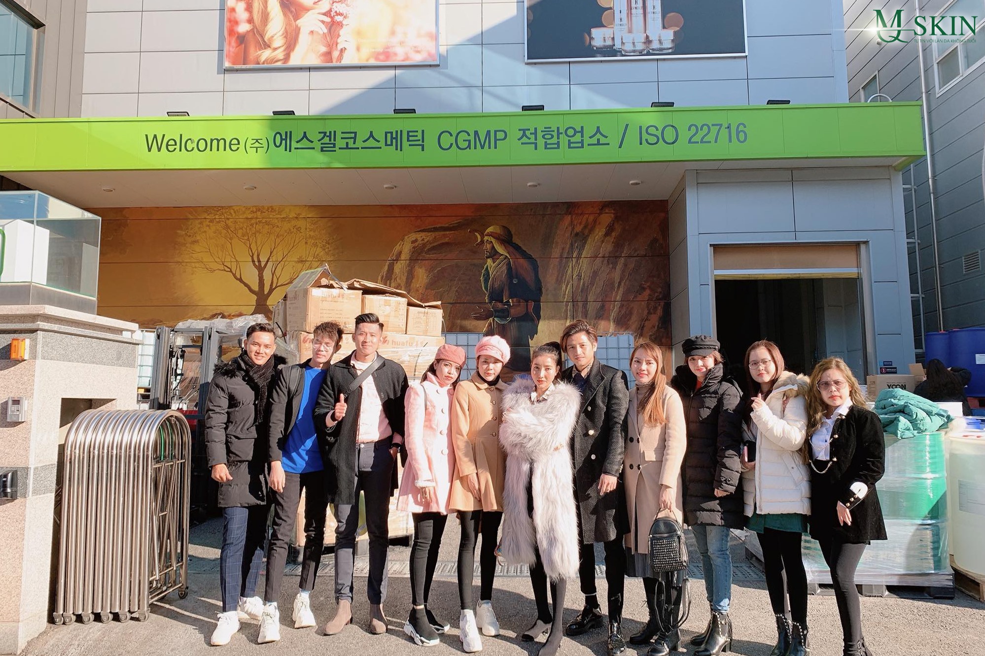 Hệ thống công ty MQ Skin và chuyến đi thăm Hàn Quốc